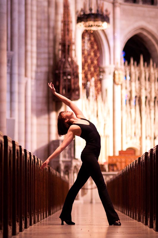 Female model photo shoot of Kat Hennessey in Riverbank Church, New York City