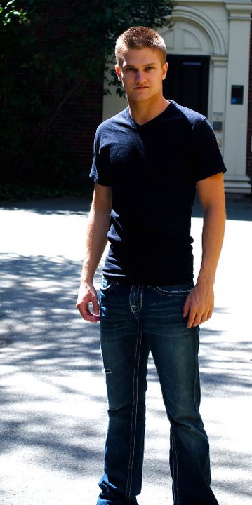 Male model photo shoot of Austin Stang in Harvard Campus
