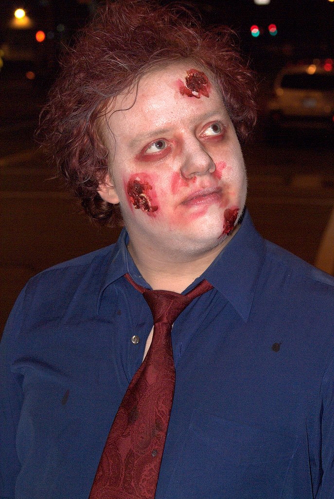 Male model photo shoot of TF McDonald in Zombie Walk Dayton, OH