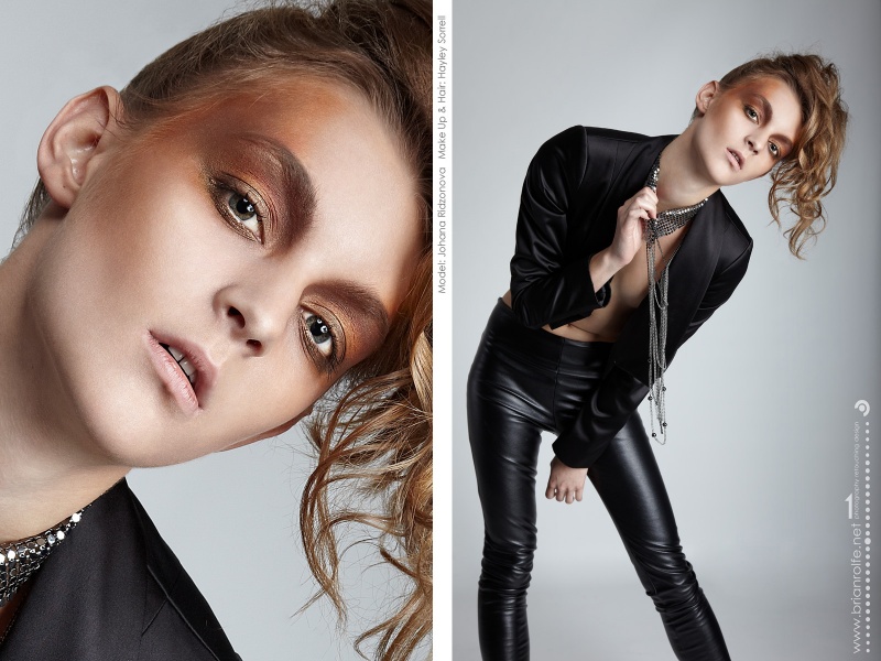 Female model photo shoot of Hayley Sorrell and Joanna Ritzonova, makeup by Hayley Sorrell