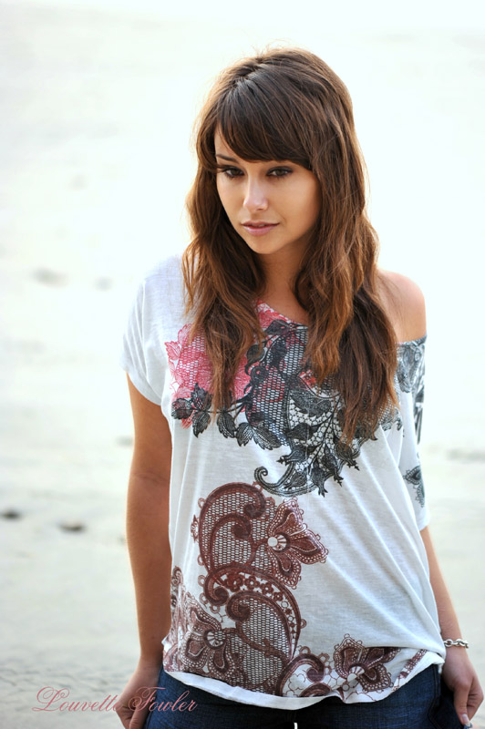Female model photo shoot of Alanna Scheer in D st. Beach Encinitas, CA