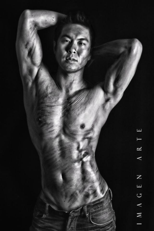 Male model photo shoot of Imagen  Arte and K_S_A, makeup by Jonathan James Moreno