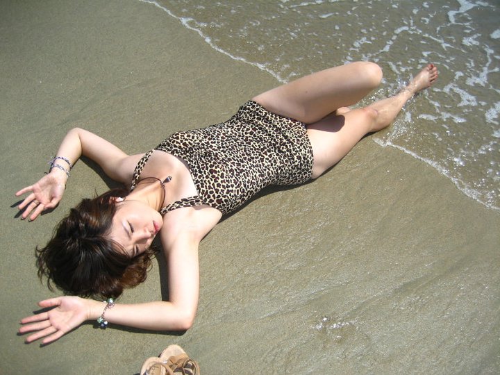 Female model photo shoot of Jennifer Shin in Huntington Beach