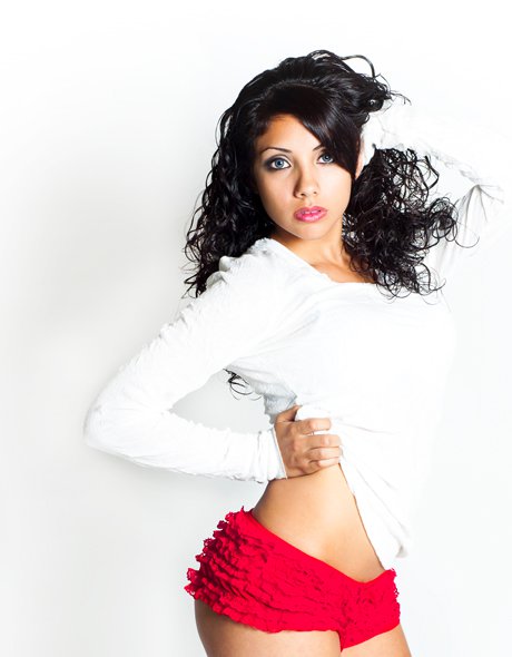 Female model photo shoot of Zoraida Modeling by Morph Images