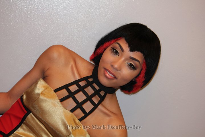 Female model photo shoot of LareeHairCollection