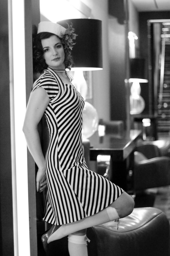 Female model photo shoot of Joy Dehart in Andez hotel, San Diego