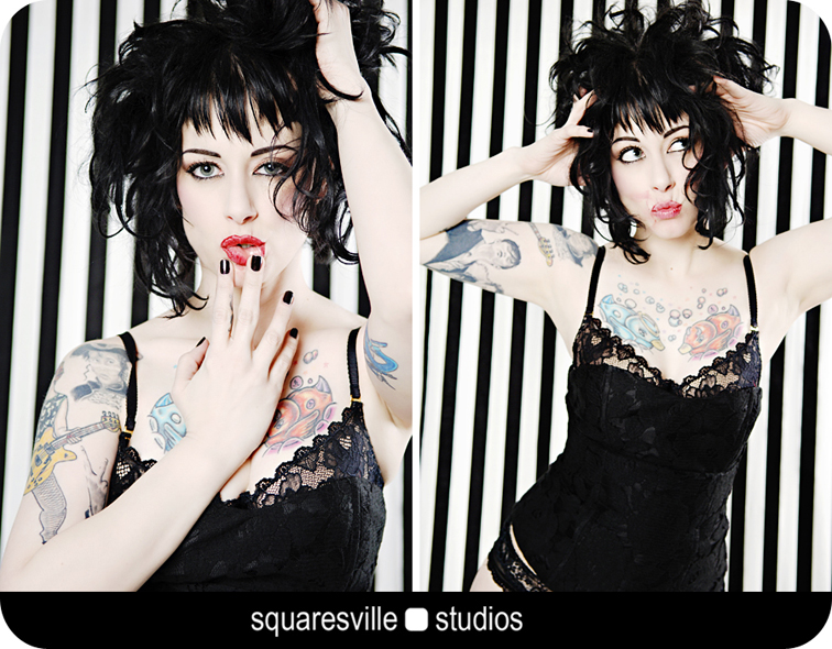 Female model photo shoot of Squaresville Studios
