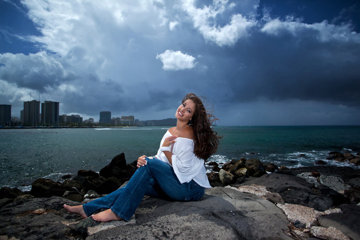 Female model photo shoot of Amanda Rose by Rafael C Tampa in Waikiki Beach Oahu