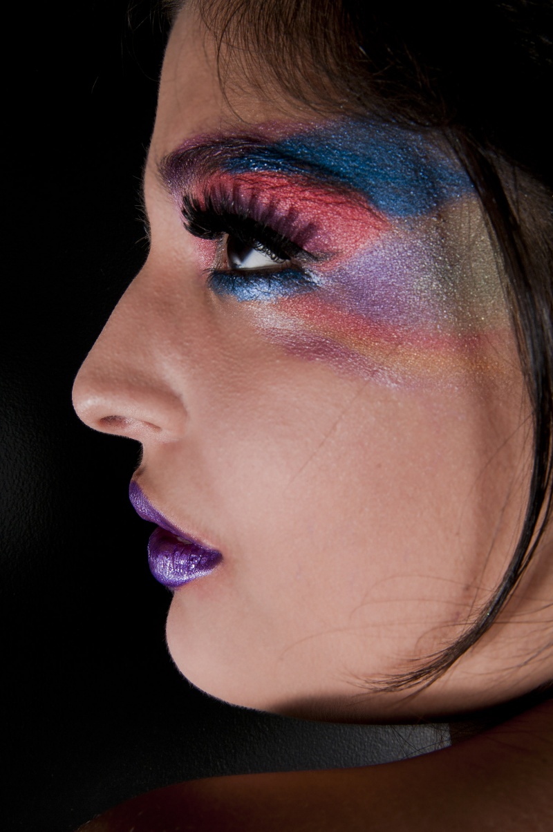 Female model photo shoot of Christina  _  Rose  by Vic Hernandez, makeup by damariz_mua