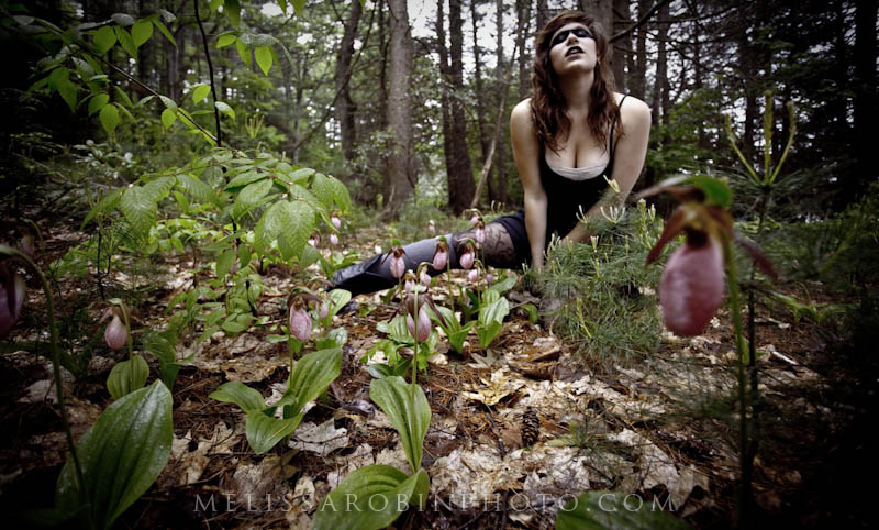 Female model photo shoot of Graci Marie in The Woods of Connecticut