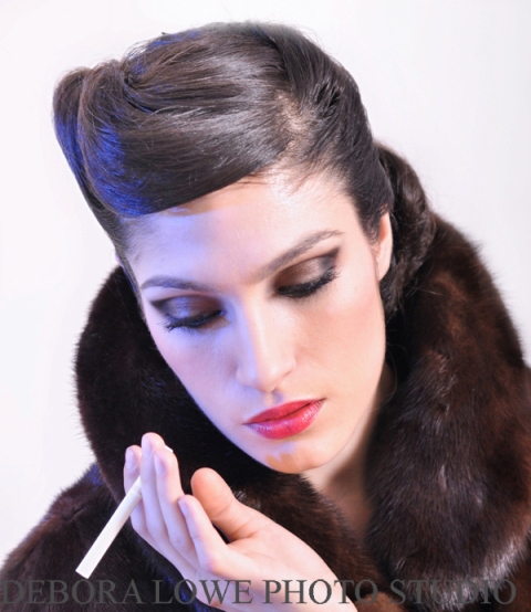 Female model photo shoot of DEBORA LOWE PIC in London 2011