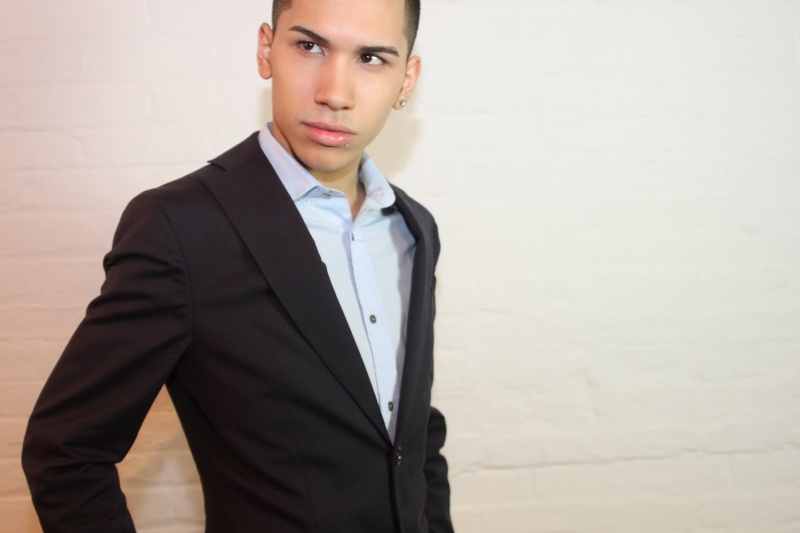Male model photo shoot of Adam Efrain Cruz in Manhattan, New York.