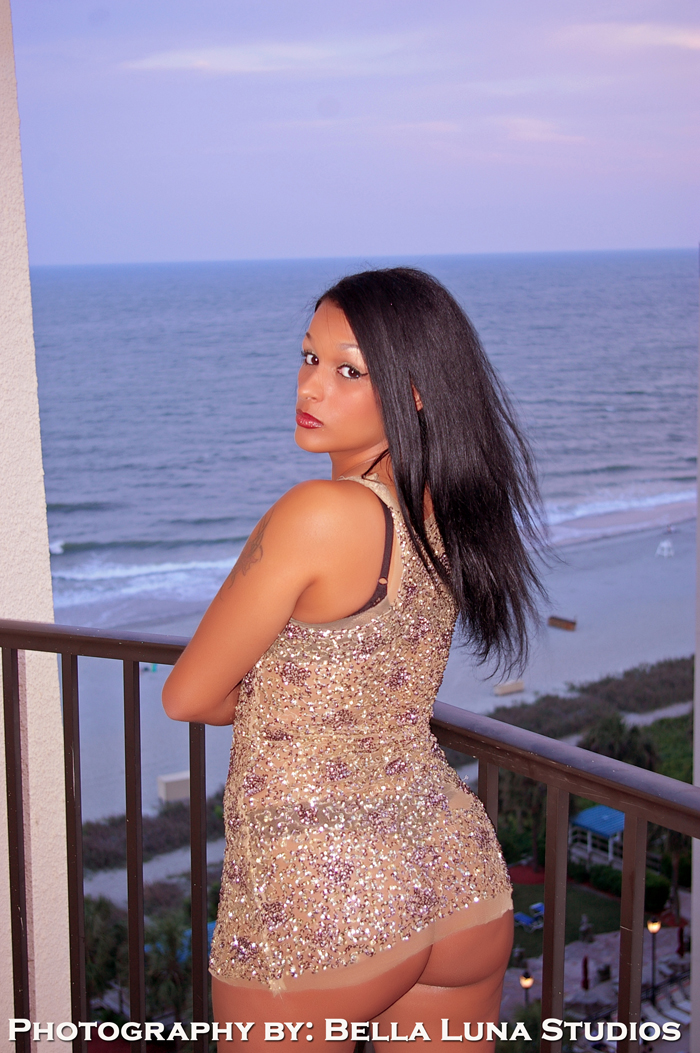 Female model photo shoot of Princess Kalani by B E L L A  L U N A in Myrtle Beach