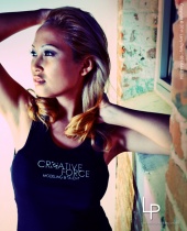 Female model photo shoot of Phea S by CF Modeling