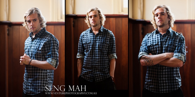 Male model photo shoot of Seng Mah and D Herde in North Perth Town Hall