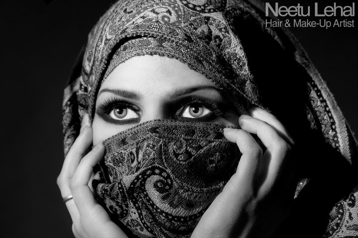Female model photo shoot of Neetu Lehal MUA  in London