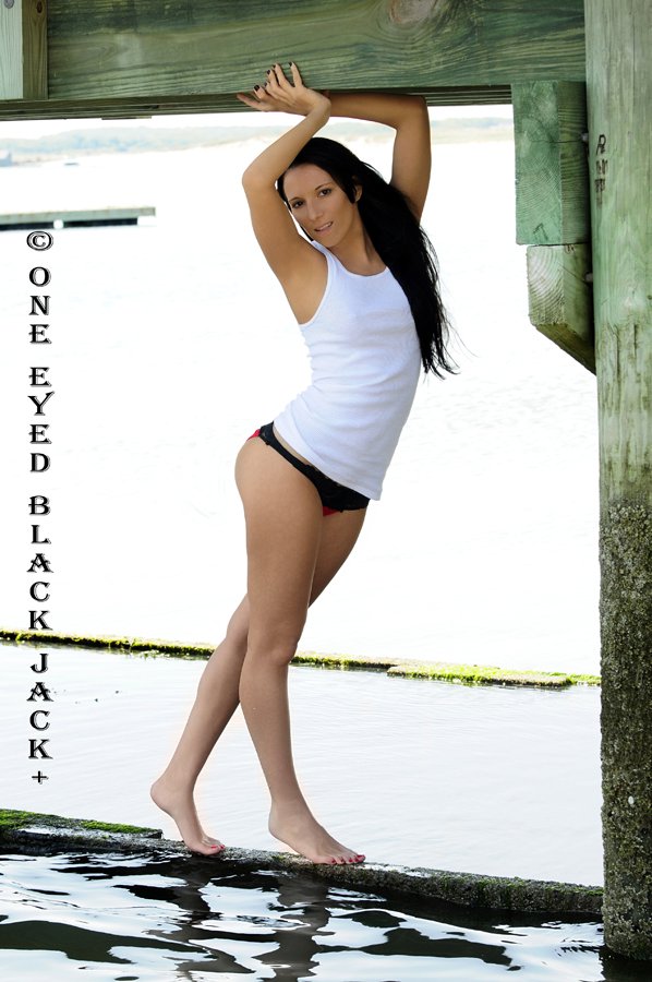 Female model photo shoot of Desarae Marie by One Eyed Black Jack in Cape Cod Beach