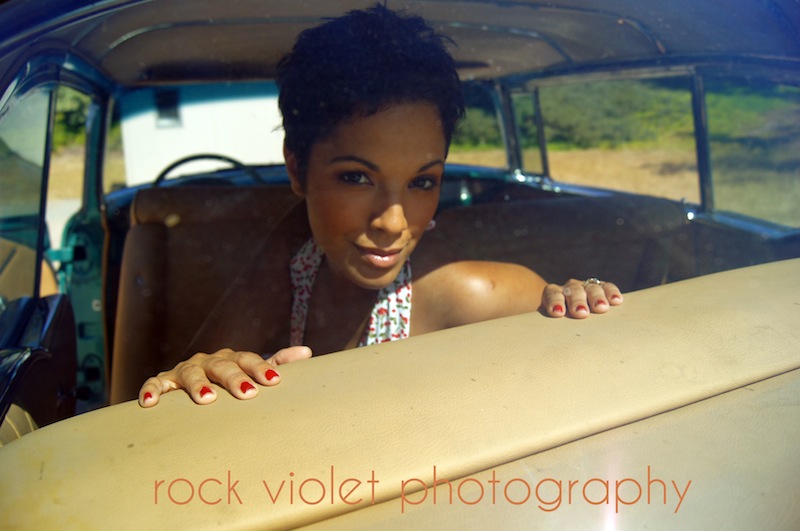 Female model photo shoot of Rock Violet Motion in Encinitas, CA