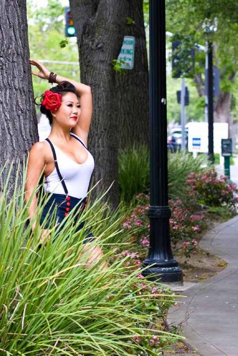 Female model photo shoot of Kmyu by BrandonBphotography  in San Francisco