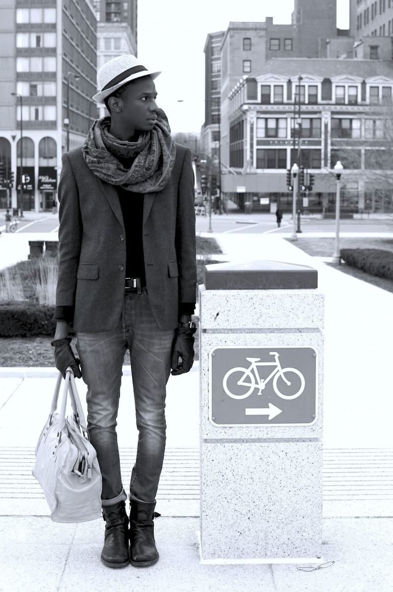 Male model photo shoot of Ibe C in Chicago (USA)