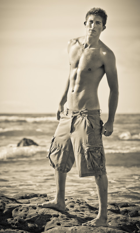 Male model photo shoot of SF_Photography in La Jolla Shores