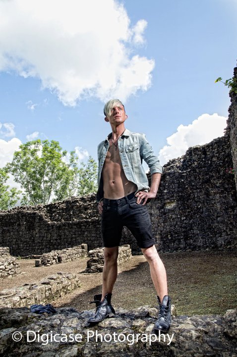 Male model photo shoot of stevie_gaga