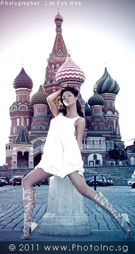 Male and Female model photo shoot of Lim Kok Wee and Nathalie Yaroslavskaya in Moscow, Russia