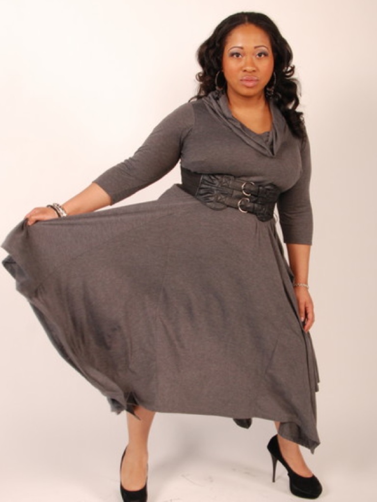 Female model photo shoot of PlusModel Colleen by Blaque Olor