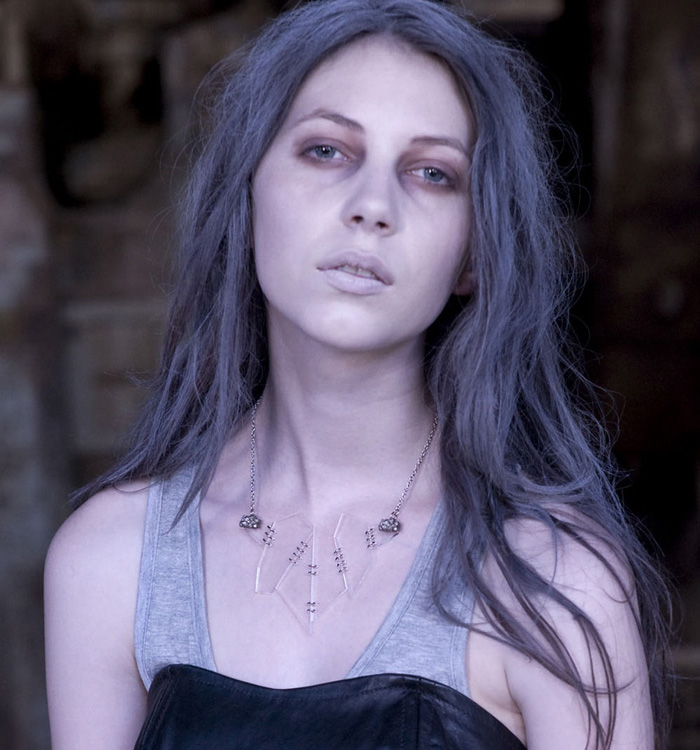 Female model photo shoot of Drown Jewellery