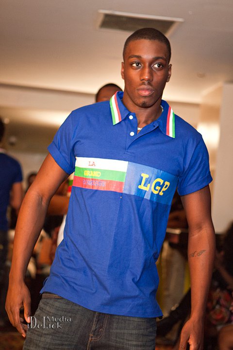 Male model photo shoot of Cadel Akeem Thomas in Congo fashion show