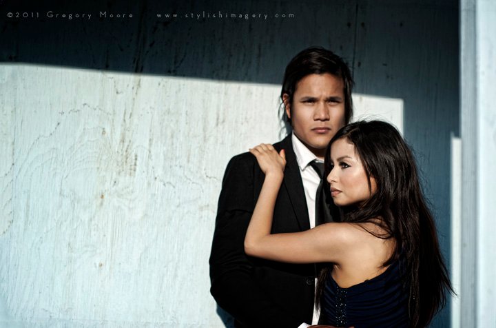 Male and Female model photo shoot of Chris Royal and ANGEL EYE18 by Gregory Moore