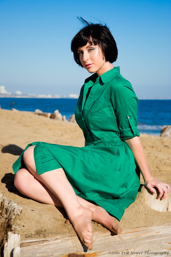 Female model photo shoot of Sivi Swan in Malibu, California