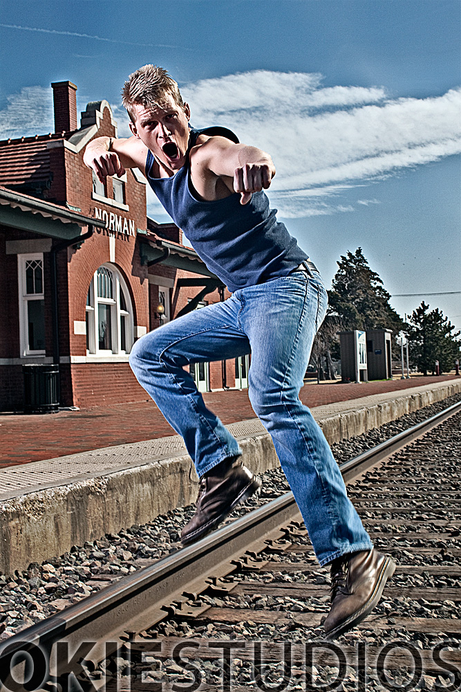 Male model photo shoot of Okie Studios and Matthew Crownover in Norman OK