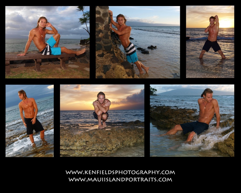 Male model photo shoot of Ken Fields Photography and James of The Jungle in Maui, Hawaii