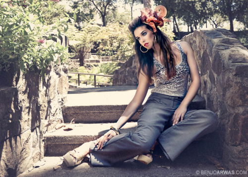 Female model photo shoot of Monica Vetter by Benjo_Arwas, clothing designed by Carolina CC