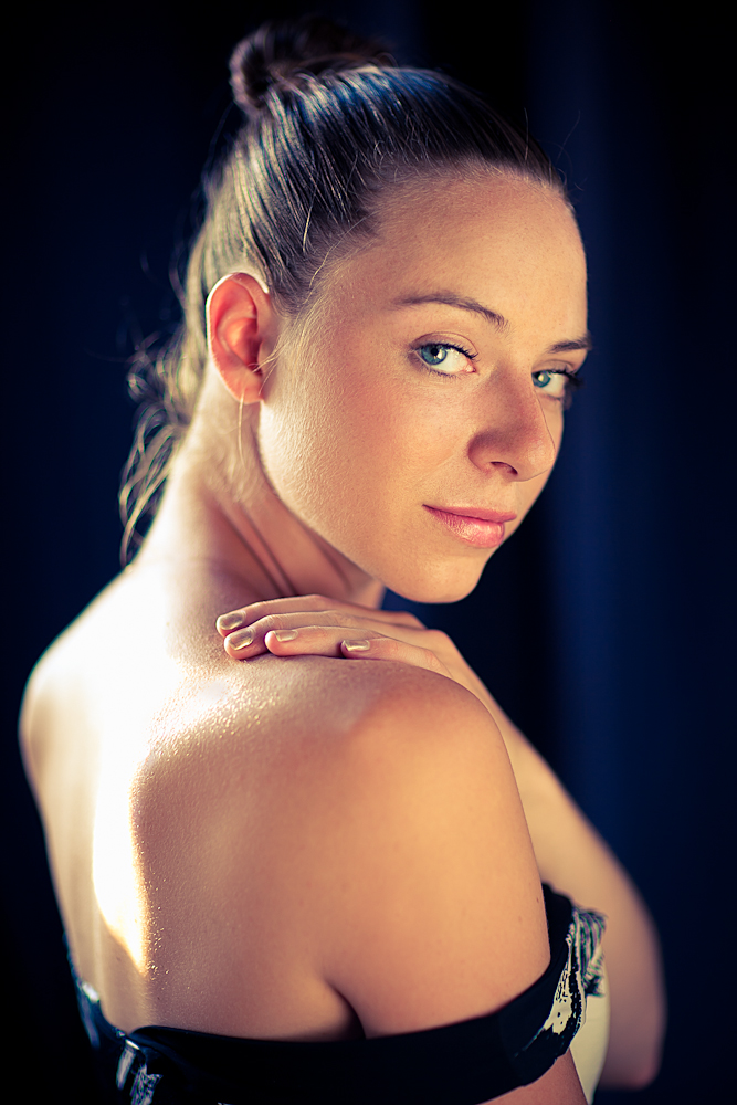 Female model photo shoot of Betula Alba