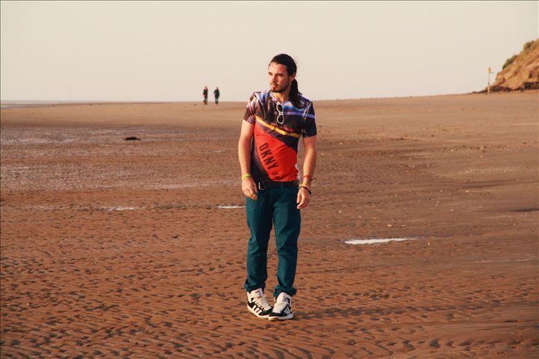 Male model photo shoot of MatthewJamesEdge in Formby Beach