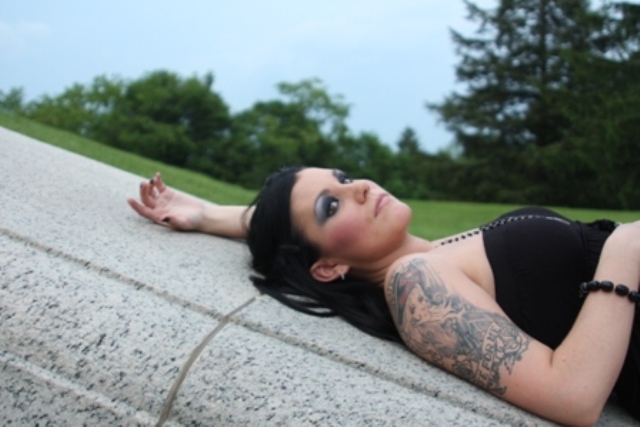 Female model photo shoot of JCFreaKOH in Memorial Park - Canton OH