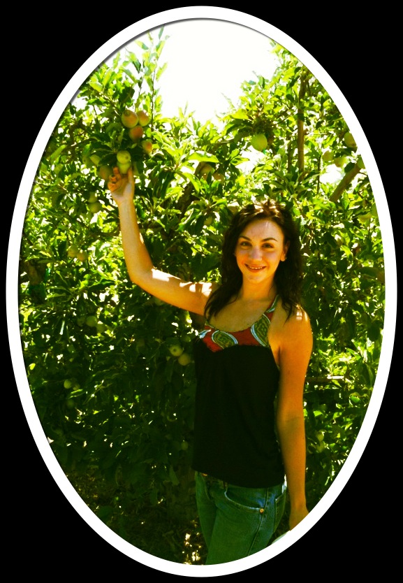 Female model photo shoot of Bryttani Lynn in Orchard on Tenya. LV.NV