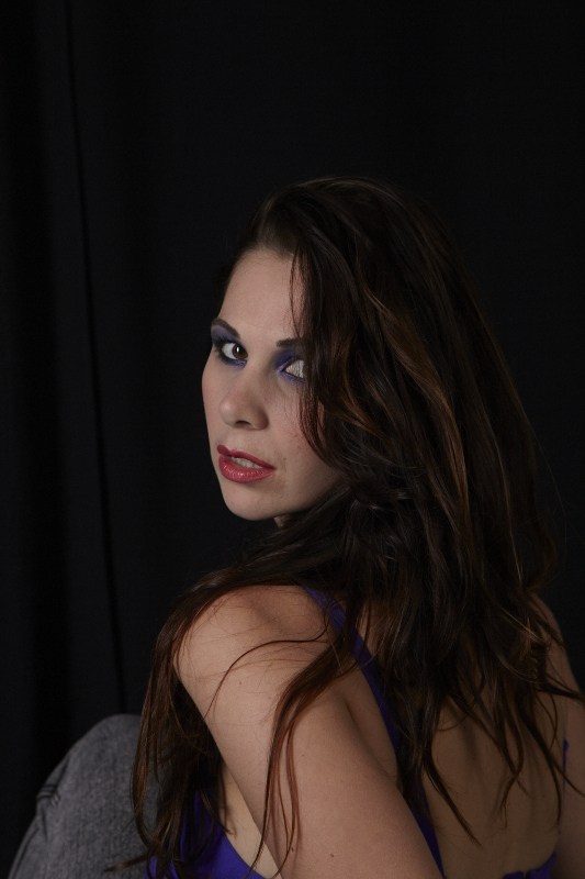 Female model photo shoot of Cheeks Hayman by Warehouse Studios, makeup by Tina Mathams MUA