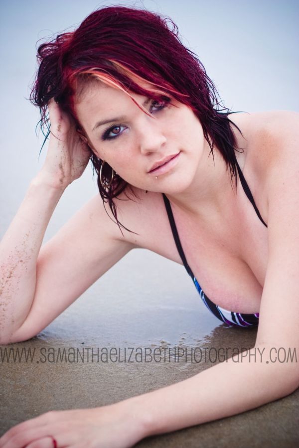 Female model photo shoot of SamanthaElizabeth  in Wells, Beach