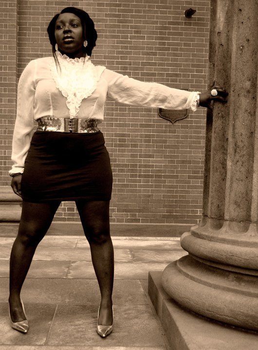 Female model photo shoot of UrbinThickness by MaggieLopez 
