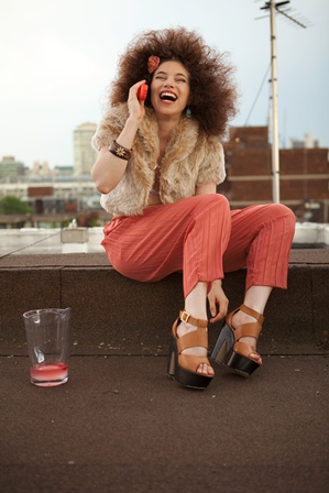 Female model photo shoot of Katy Bishop in Pimlico Rooftop