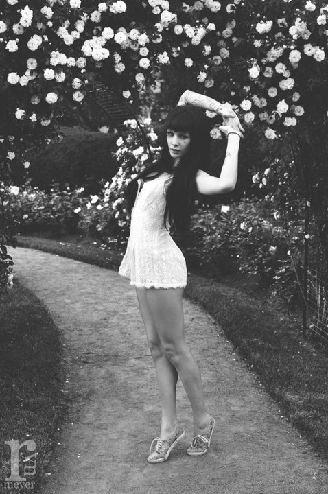 Female model photo shoot of ryn meyer in fenway gardens