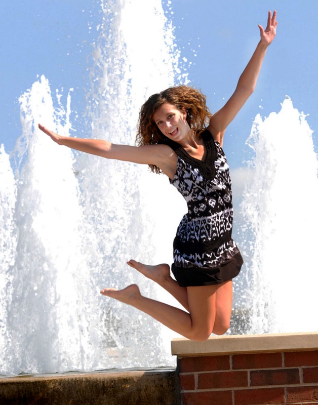 Female model photo shoot of Halli in The Fountains of Arbor Lakes Maple Grove