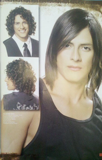 Male model photo shoot of R 22 in Hair Salon Book