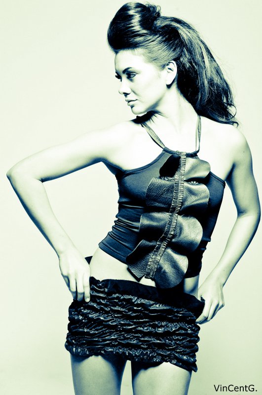 Female model photo shoot of Carmela MU Artistry