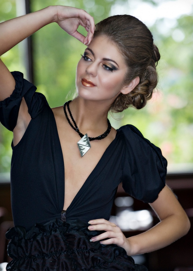 Female model photo shoot of Carmela MU Artistry in Napa @Cuvee Restaurant