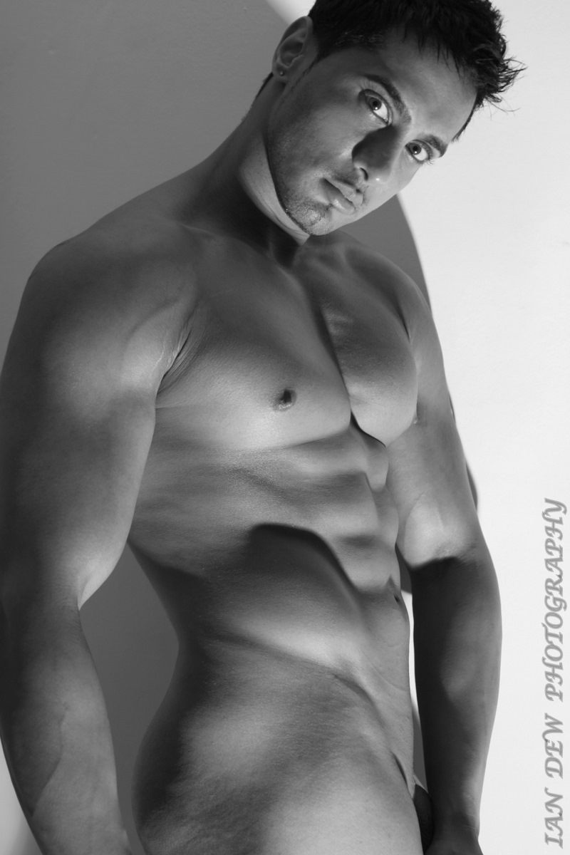 Male model photo shoot of Body Sculpture Ian Dew and Mun Dhariwal in London