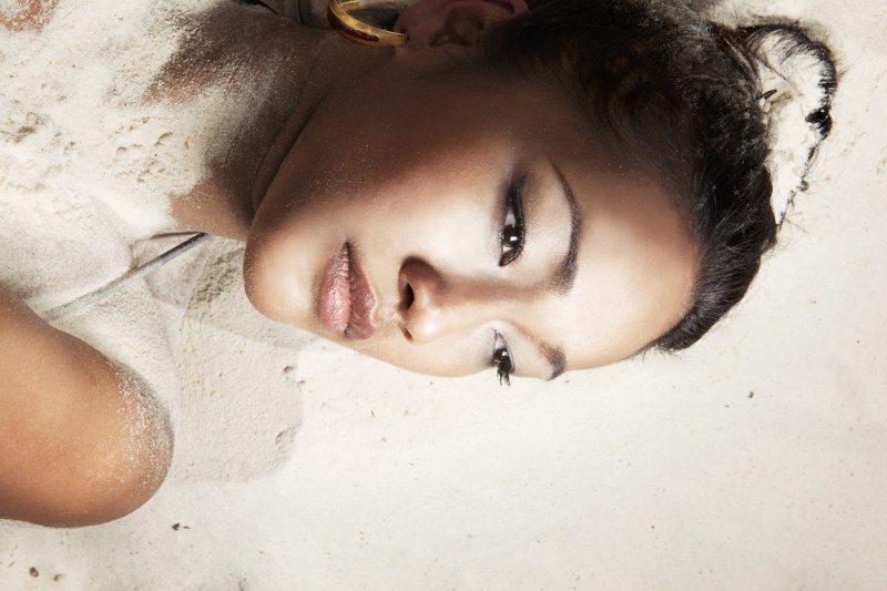 Female model photo shoot of Tanti Paulanny in Singapore, makeup by Ena Salim